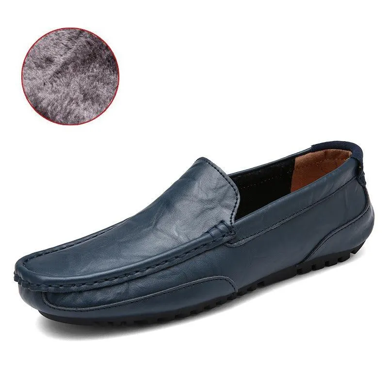 Men Loafers Slip On Formal Comfortable Soft Shoes Flat Shoes Party Dress