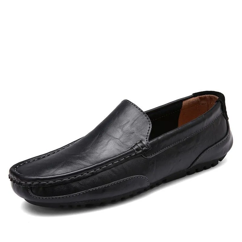Flat Cotton Shoes Men Loafers Slip On Formal Comfortable Soft Shoes