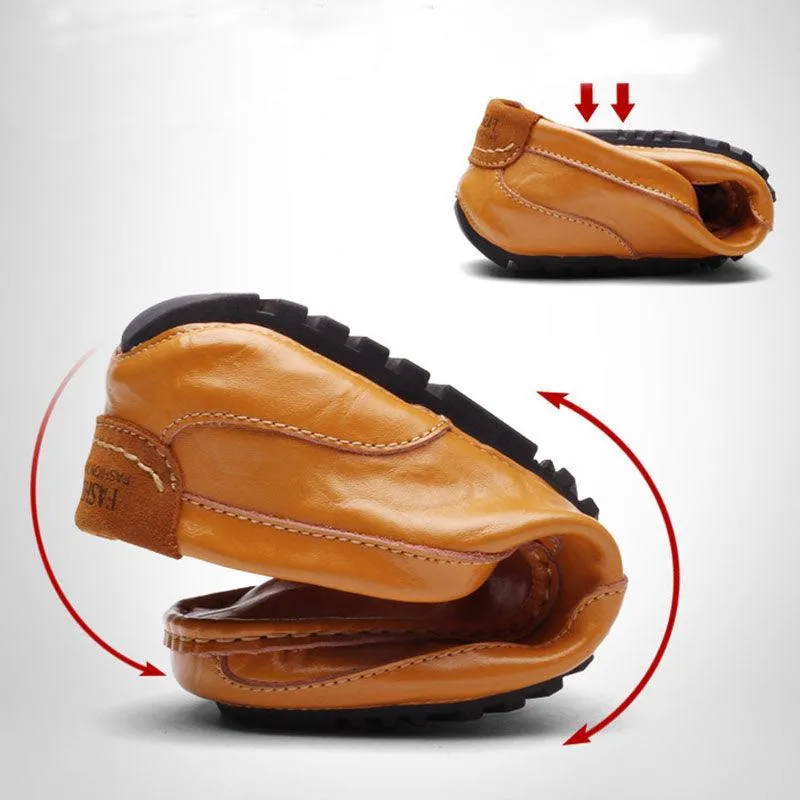 Men Loafers Slip On Formal Comfortable Soft Shoes Best Shoes For Flat Feet With Plantar Fasciitis