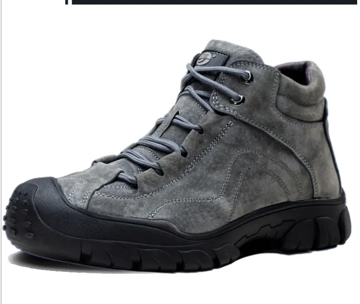 Men Safety Shoes with Waterproof Breathable Work Shoes Best Work Boots On Concrete Floors