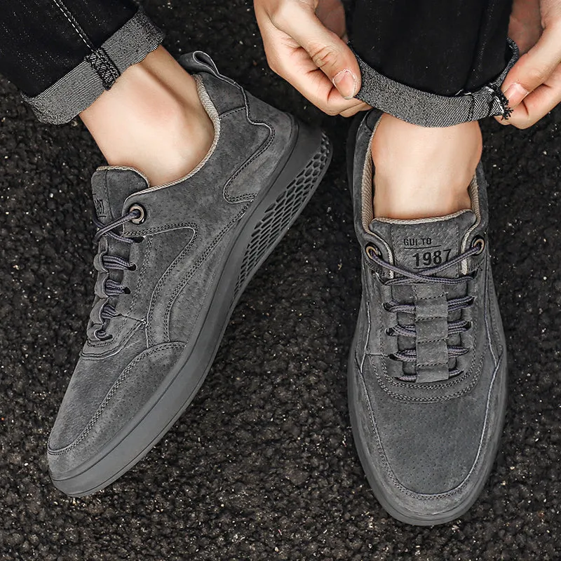 Men Shoes / Genuine Leather Loafers / comfortable Oxfords Casual Shoes for Men Socks With Loafers Or Not