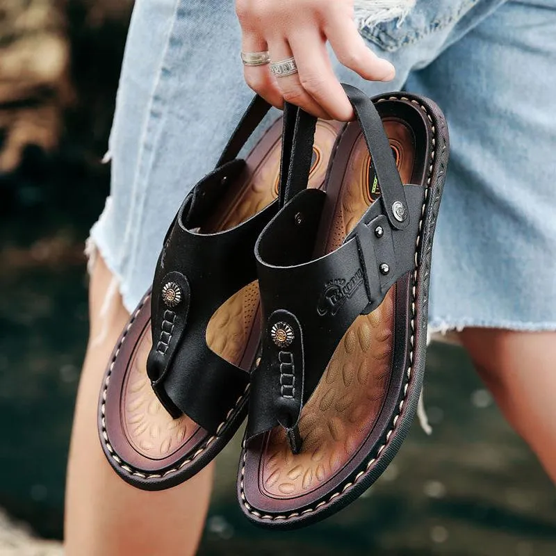 Sandals Barbados Hotel Men Summer Shoes Beach Casual Flip Flops