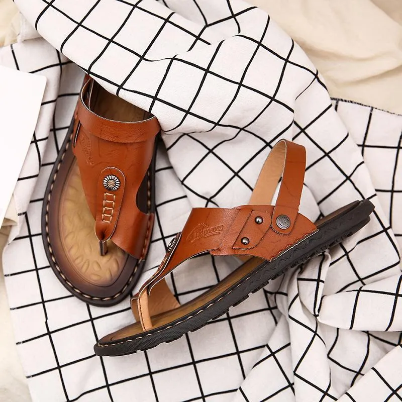 Sandals Hotel Ocho Rios Jamaica Men Summer Shoes Beach Casual Flip Flops