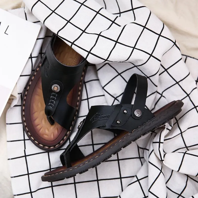 Men Summer Shoes Beach Casual Flip Flops I Slide Sandals