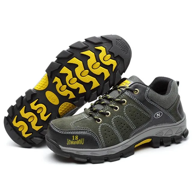 Best Slip On Work Boots For Concrete Men's Boots New Steel Toe Work Safety