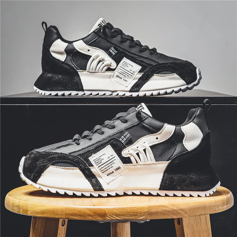 Men's Breathable Leisure Trendy Sports Shoes Low-top Trainer Sneakers