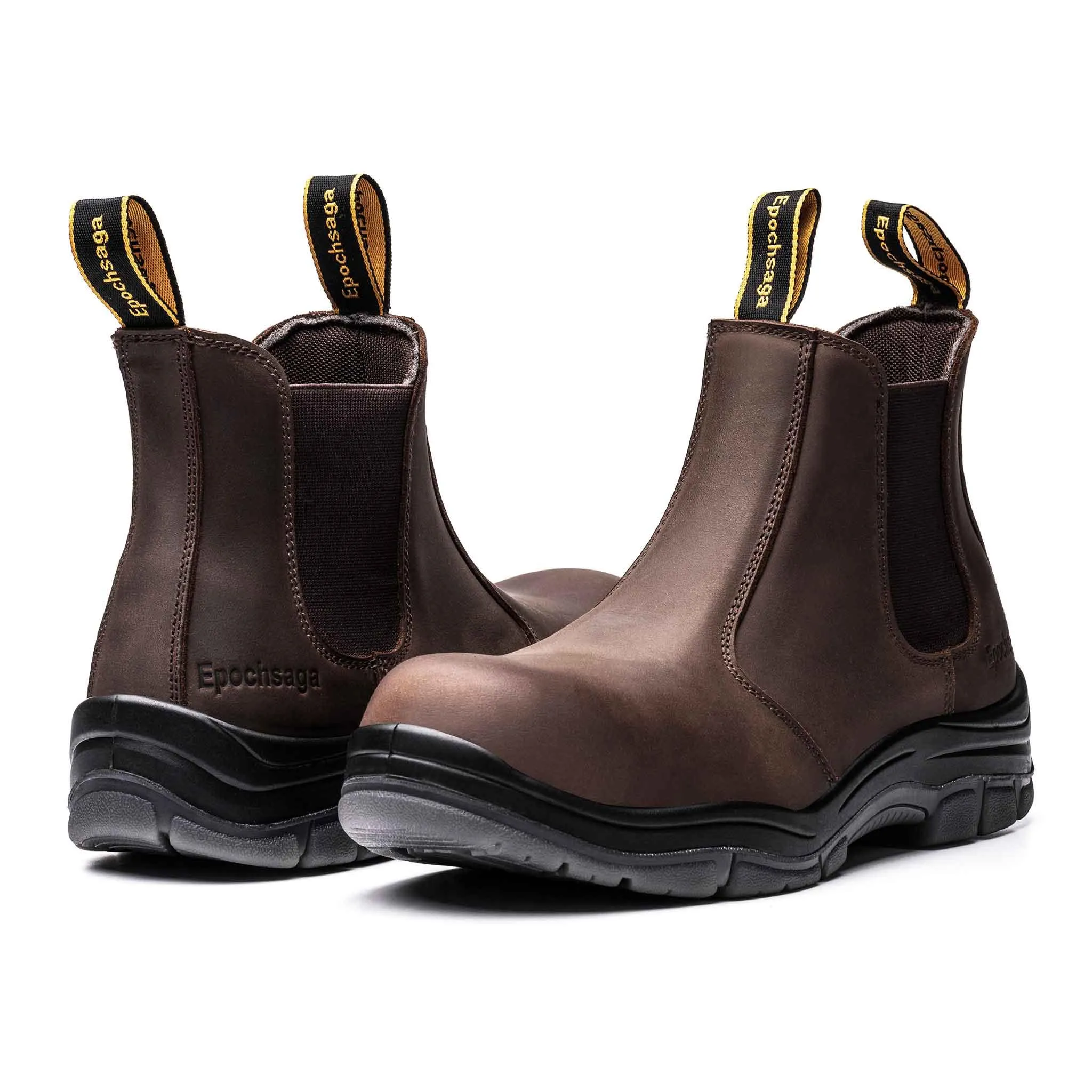 Lightweight Summer Work Boots Men's Composite Toe Chelsea Work Boots - 18KV EH Rated | H002