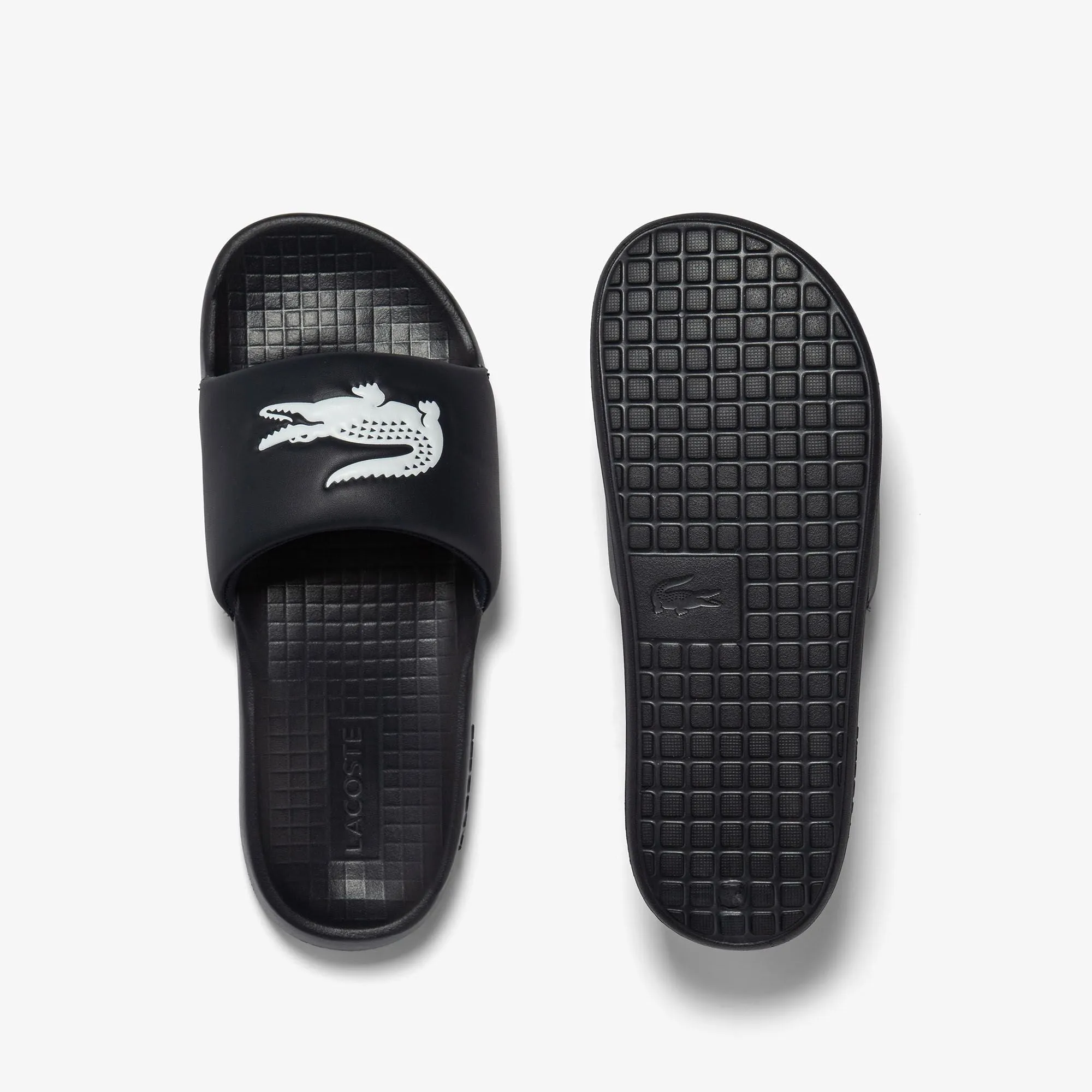 Blingy Sandals Men's Lacoste Croco 1.0 Synthetic Slides - 45CMA0002