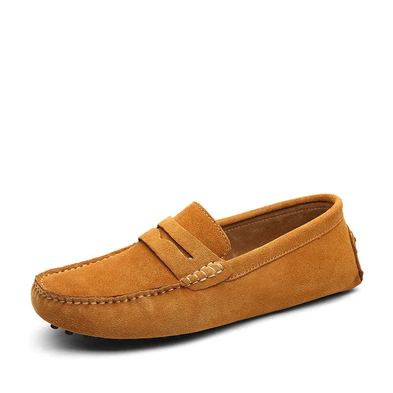 Men's Moccasins Lightweight Leather Loafers Formal Loafers Shoes