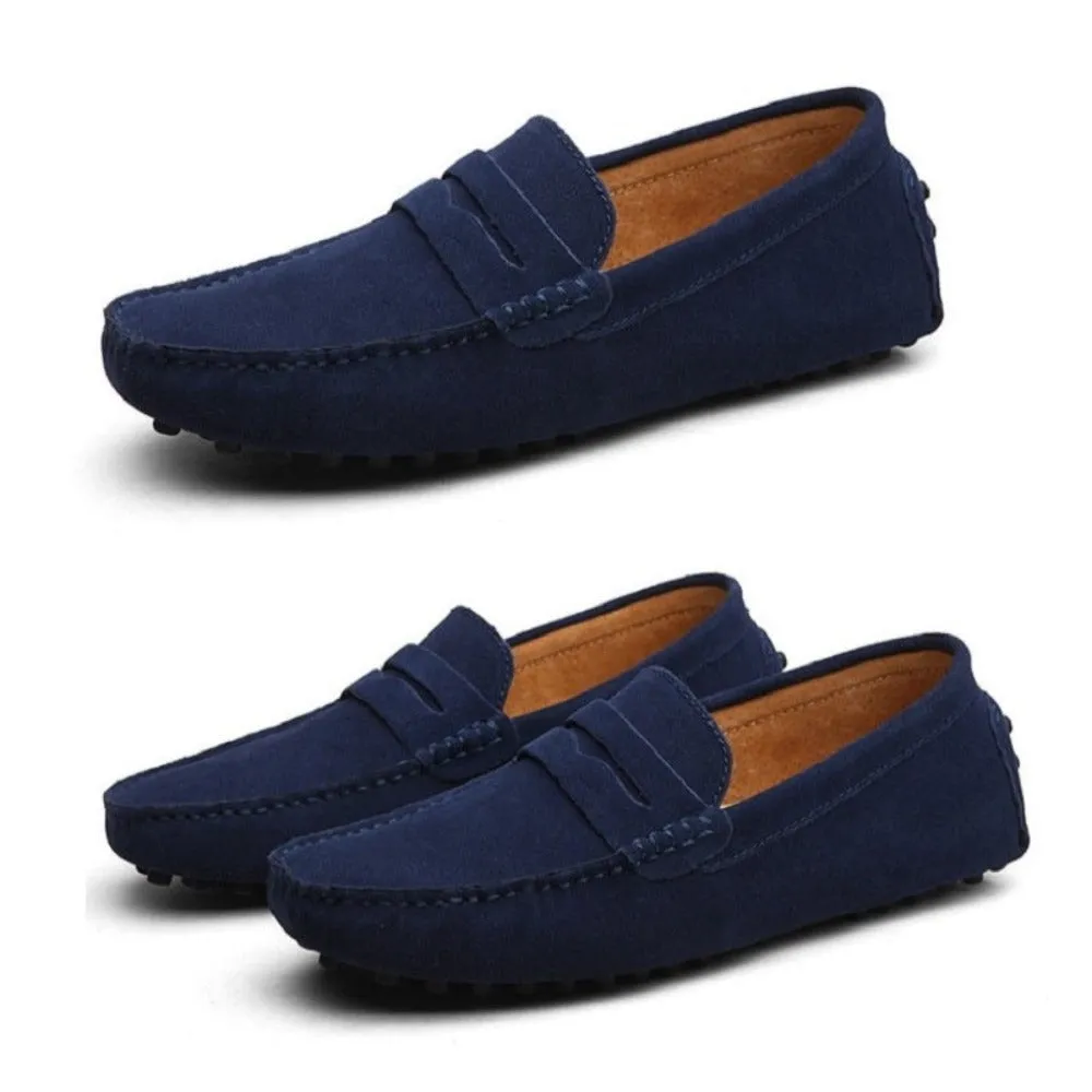 Miumiu Loafers Men's Moccasins Lightweight Leather Loafers