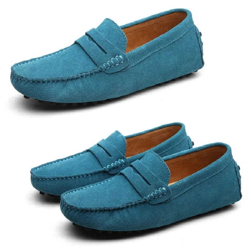 The Row Loafers Men's Moccasins Lightweight Leather Loafers