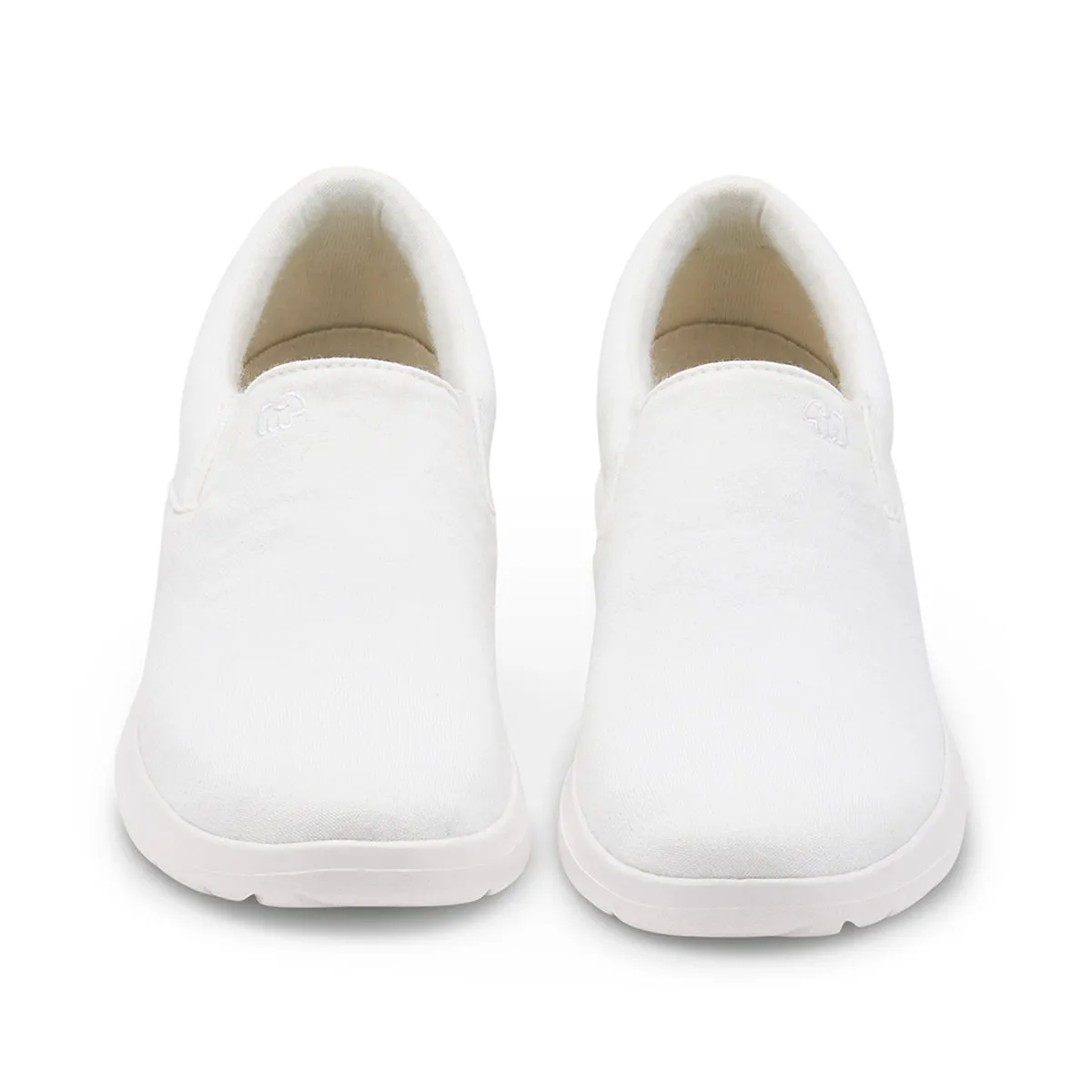 Slip On Flat Mules Men's Slip-Ons Natural White