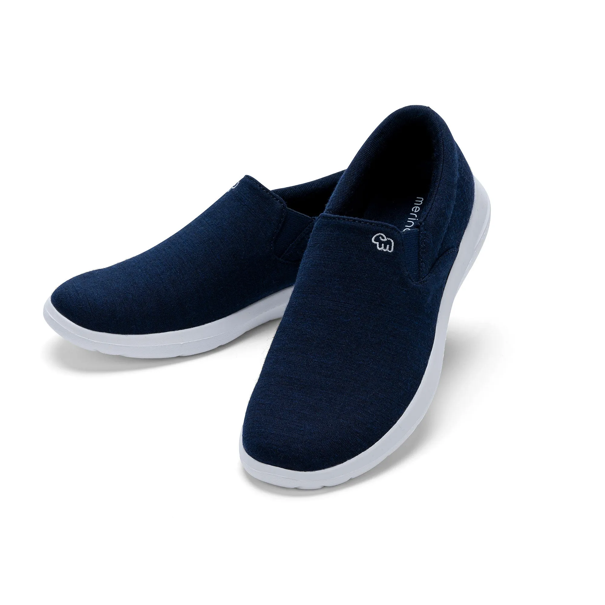 Bowling Slip On Shoes Men's Slip-Ons Navy/White