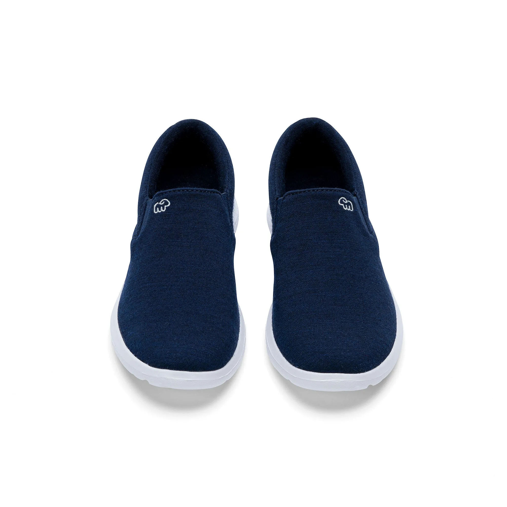 Men's Slip-Ons Navy/White Canvas Casual Slip On Shoes