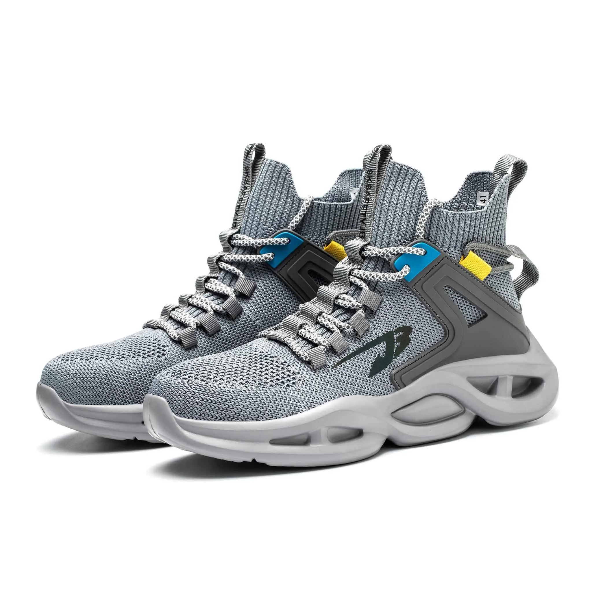 Men's Steel Toe Boots - Lightweight | B201 Leather Work Boots Slip On