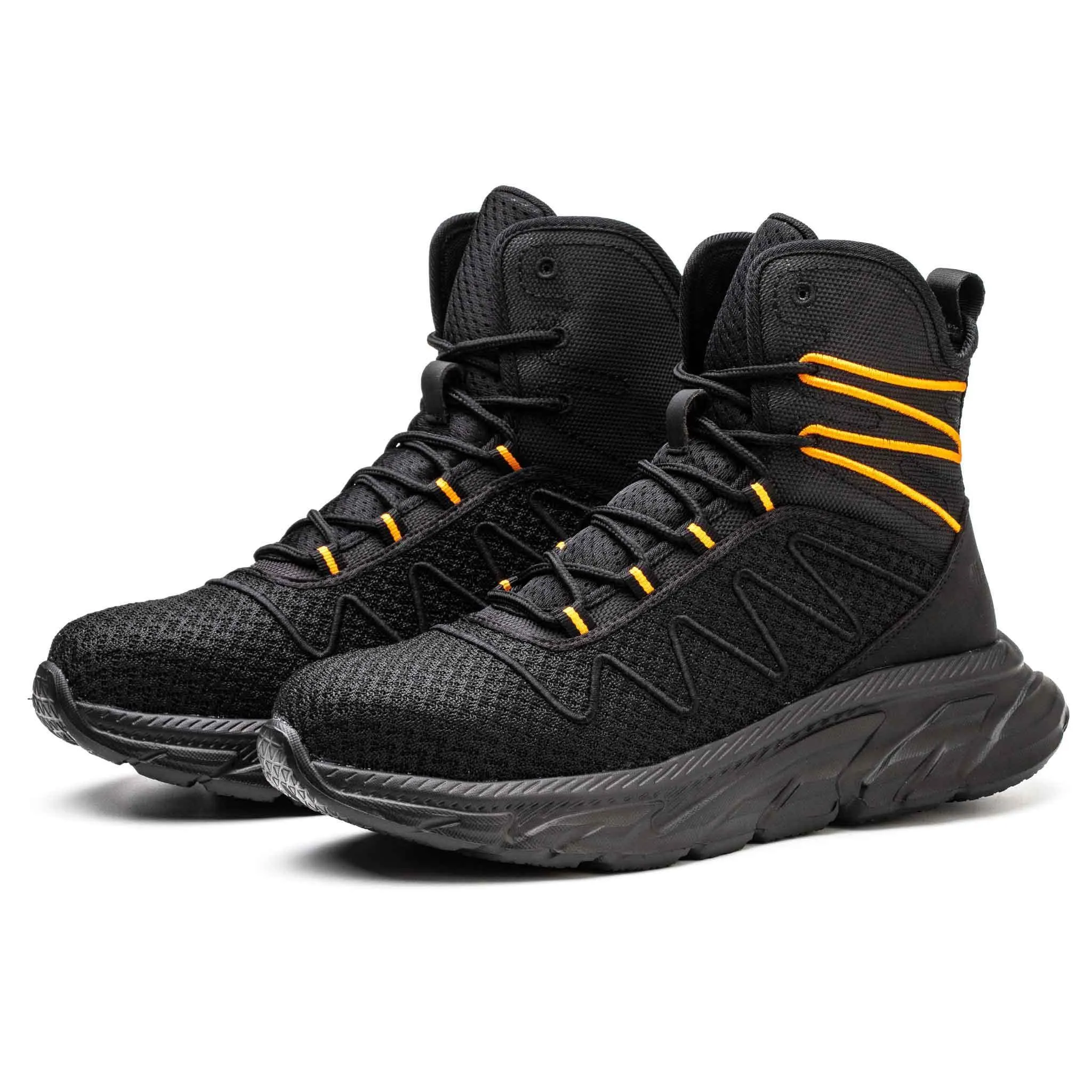 Best Work Boots For Warehouse Men's Steel Toe Work Boots - Slip Resistant | B224