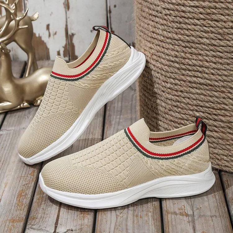Mesh Flat Shoes Women Comfortable Flat Track Steel Shoe For Sale