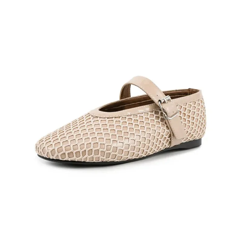 Torrid Shoes Flats Mesh Round Toe Ballet Shoes