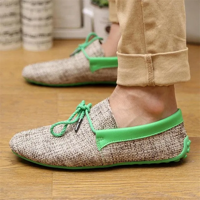 Hot Sale New 2017 Fashion Men Summer Shoes Breathable Weaving Shoes Men Lace-up Flats Casual Light Comfortable Driving  Loafers Daisy Flat Shoes