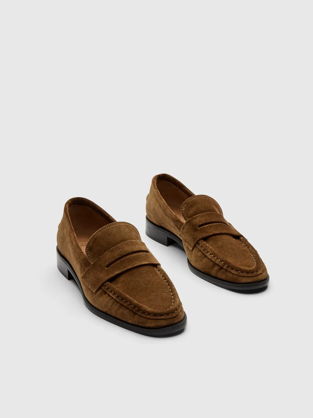 Rugged Loafers Airola Cannella Suede Loafers