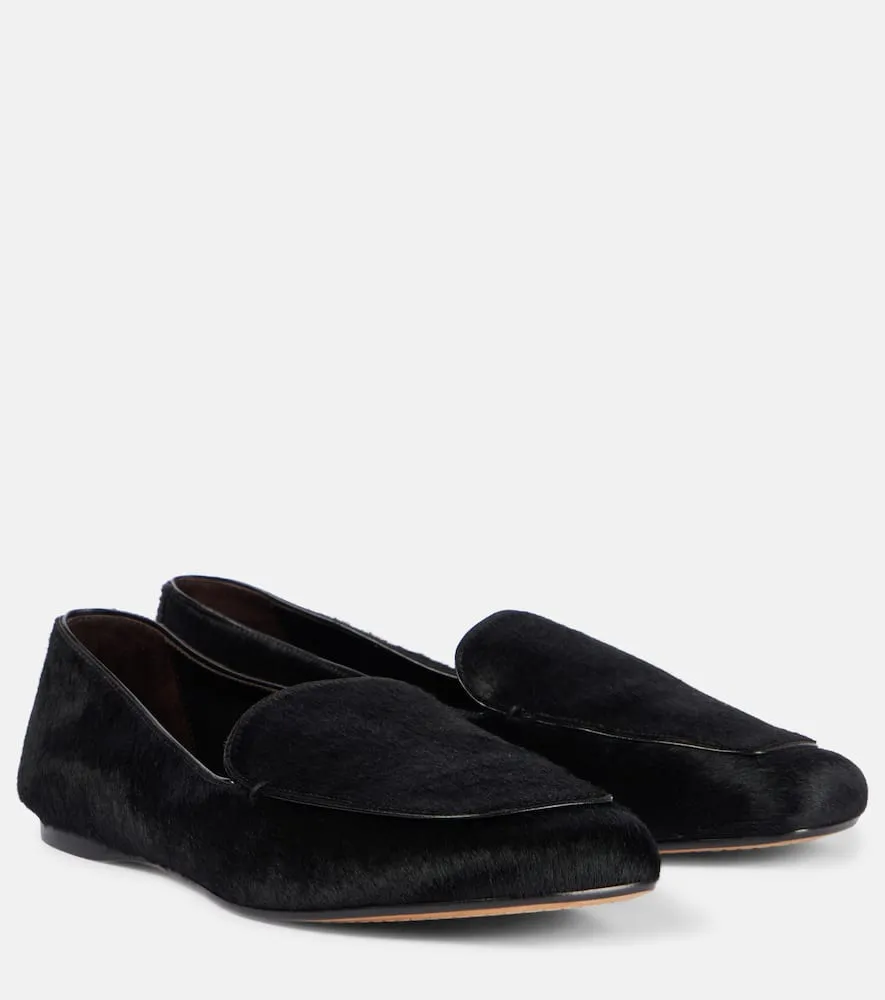 Khaite Monroe calf hair loafers Horsebit Loafers Sale