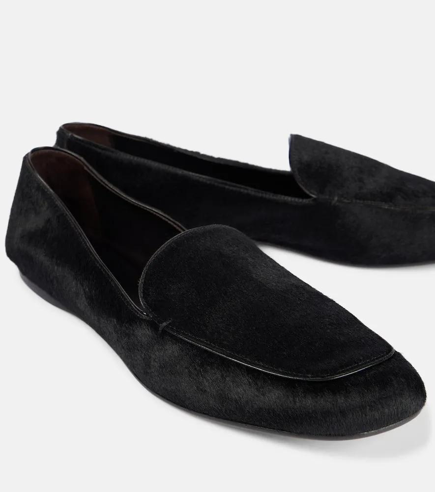 Dress Loafers Shoes Khaite Monroe calf hair loafers