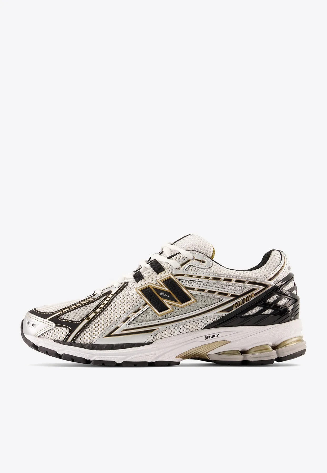 New Balance Women's Shoes Sale 1906R Low-Top Sneakers in Metallic Silver with Metallic Gold