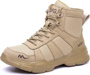 Thick Sole Work Boots LIWEGHT Safety Boots Slip Resistant Steel Toe Cap