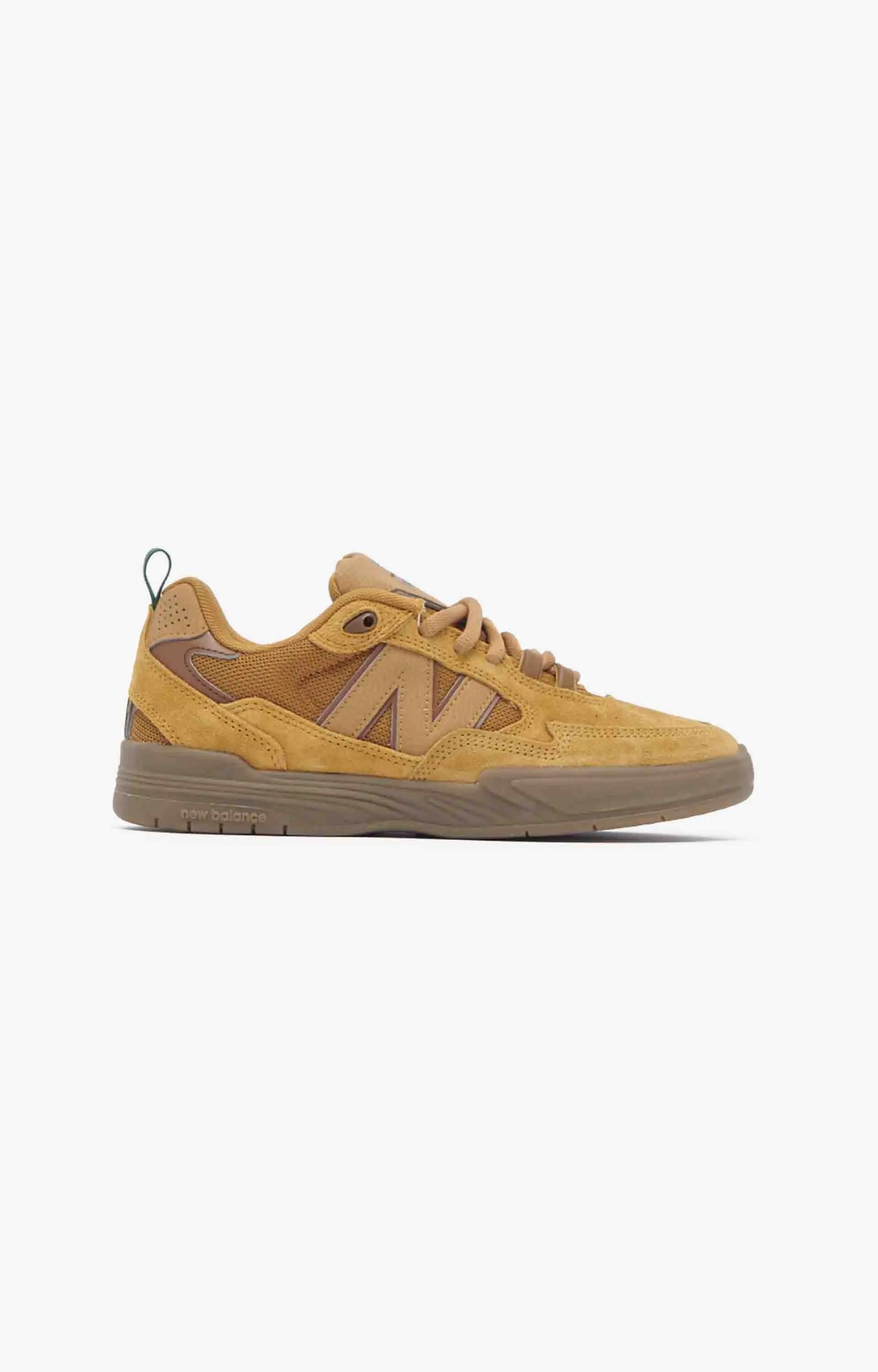 Big Kids New Balance 9060 New Balance Numeric Tiagos NM808WHE Shoe, Wheat/Gum Suede