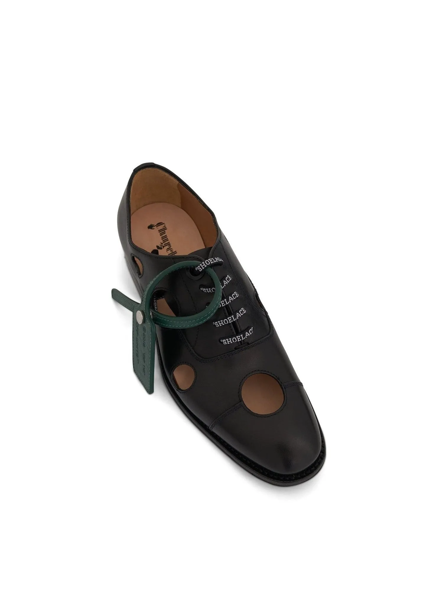 Off-White x Church's Consul Shoe in Black/Green Oxfords Skinny Jeans