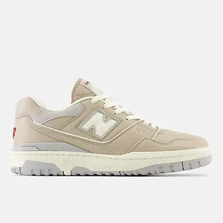 New Balance 550 Driftwood with Turtledove and Concrete New Balance Womens Extra Wide Shoes