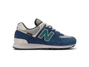 New Balance 574 - NB Navy with Slate Grey and New Spruce Mesh New Balance Shoes