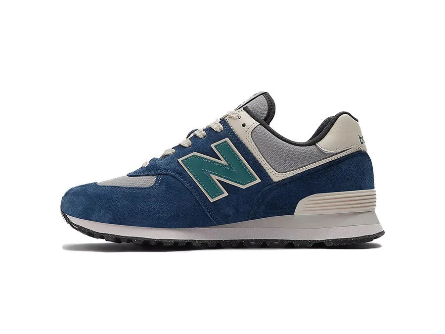 New Balance Toluca Jersey New Balance 574 - NB Navy with Slate Grey and New Spruce