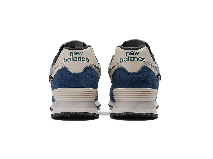 New Balance 574 White/tan New Balance 574 - NB Navy with Slate Grey and New Spruce