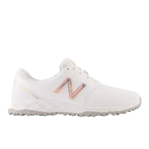 Green And Navy New Balance New Balance Ladies Fresh Foam Breathe Golf Shoe - White