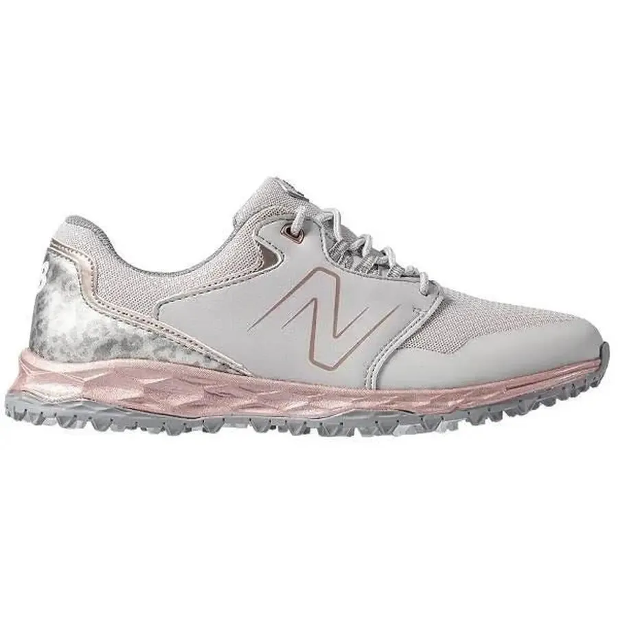 New Balance Ladies Fresh Foam Golf Shoes - Grey/Rose 9060 New Balance Beige