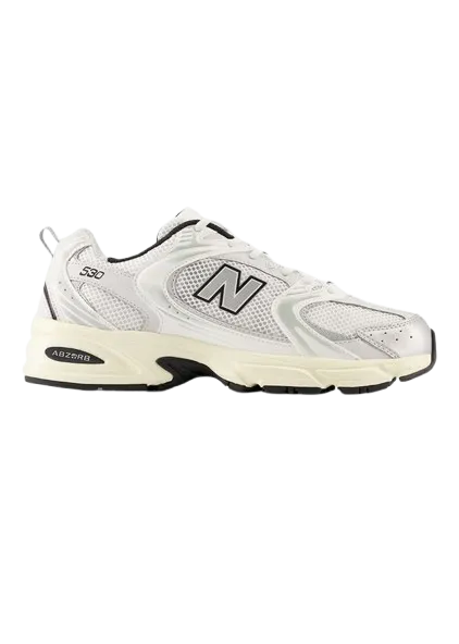 Shoe Carnival New Balance Shoes New Balance MR530TA - White with Silver Metallic and Black