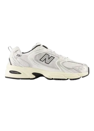 New Balance Men's Freezelx V4 Low Lacrosse Shoe New Balance MR530TA - White with Silver Metallic and Black