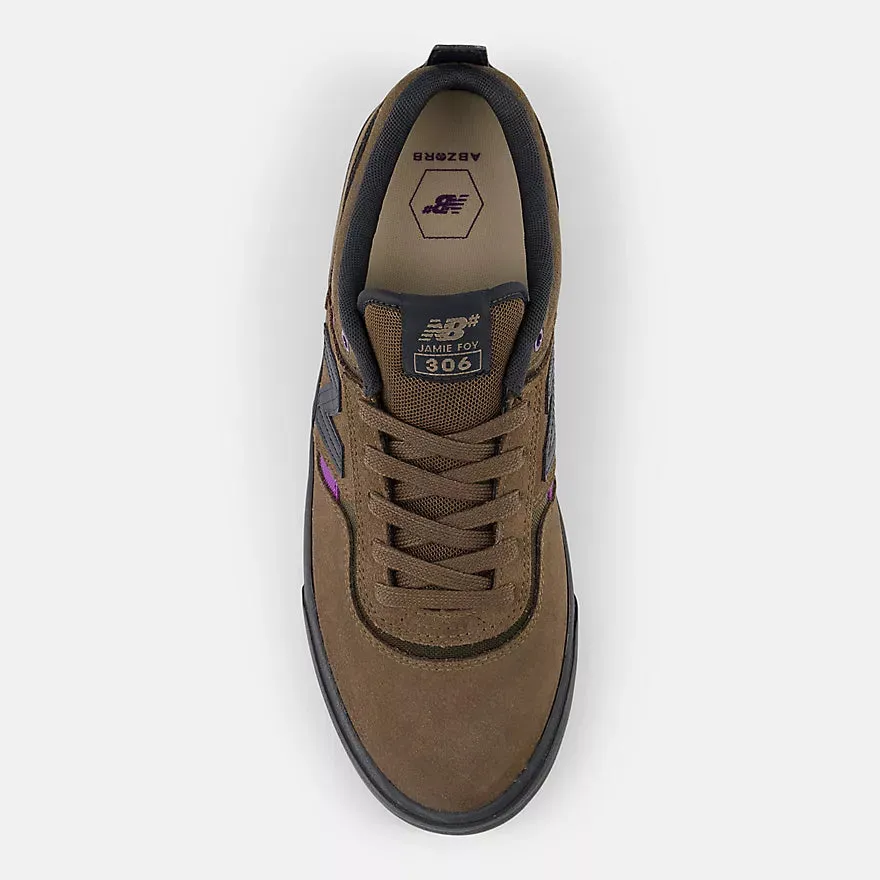 New Balance 1906r Castlerock New Balance Numeric 306 Jamie Foy - Brown w/ Purple