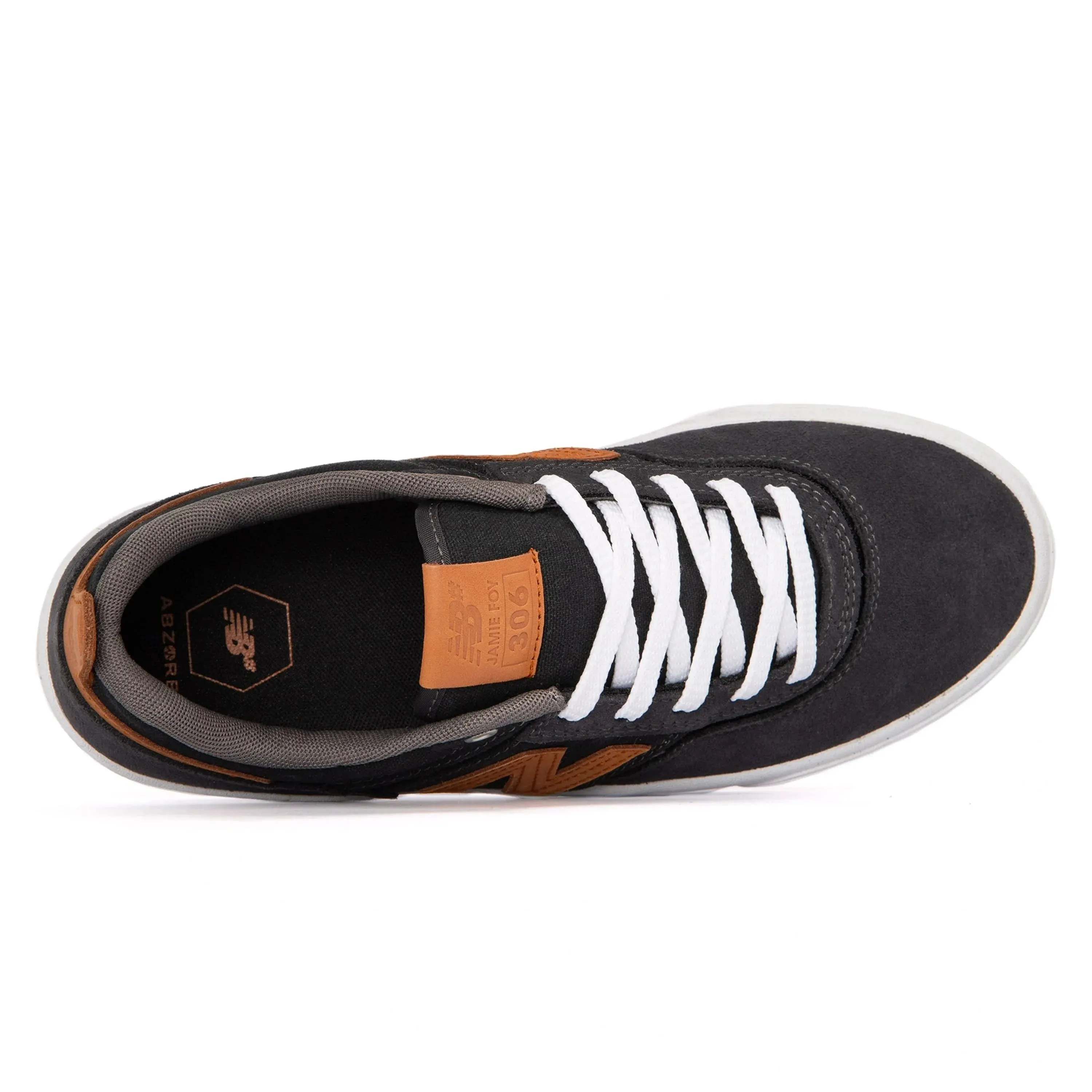 New Balance Numeric 306 Jamie Foy Shoes-Phantom/Brown Men's New Balance Shoes 9060