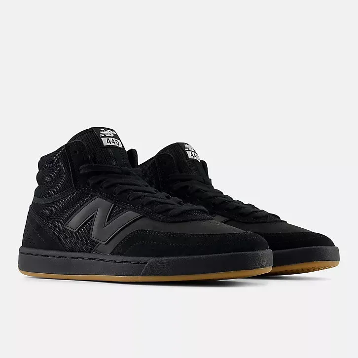 New Balance Numeric 440 High V2 Shoes-Black/Gum New Balance Fashion Sneaker