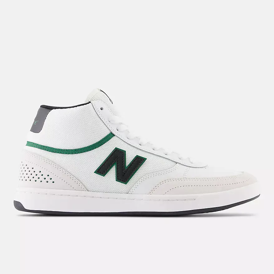 New Balance Numeric 440 High V2 Skate Shoe in White and Green New Balance 408