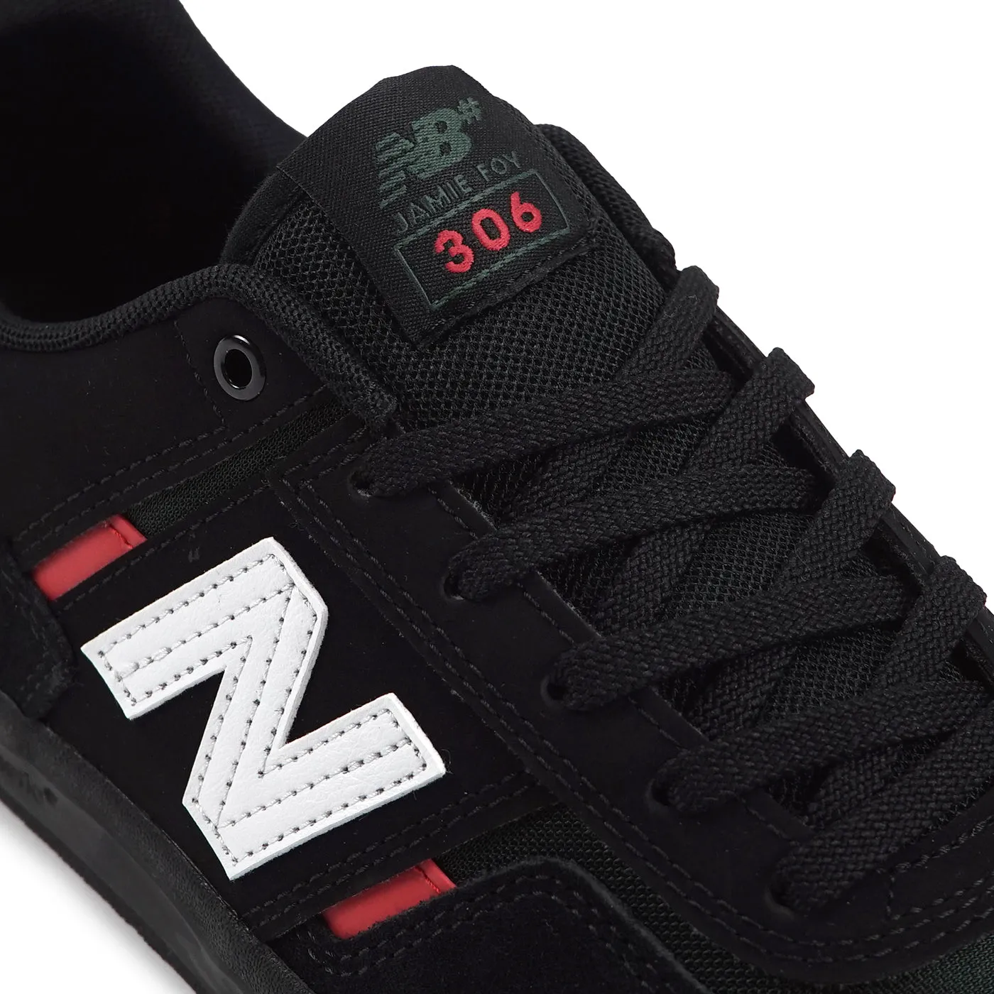 New Balance 574 Blue White Red New Balance Numeric NM306 Jamie Foy Shoes - Black / Red