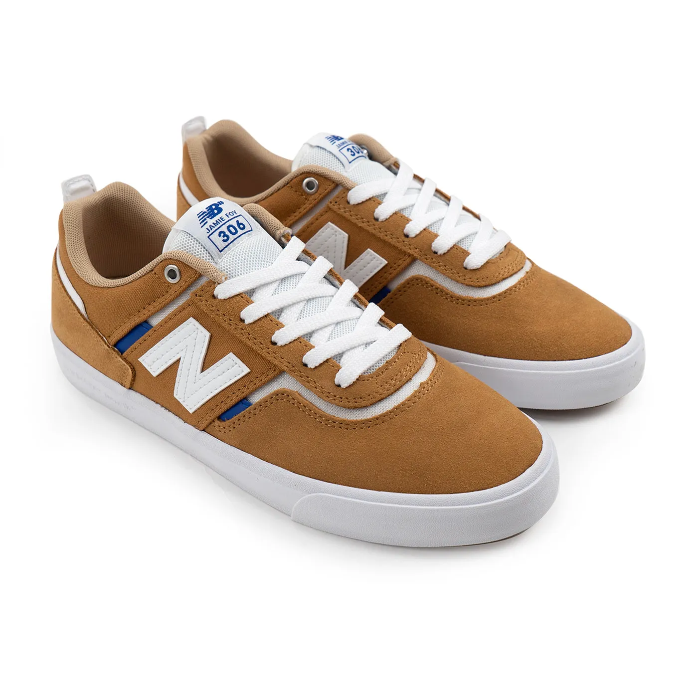 Mens New Balance Shoes Made In Usa New Balance Numeric NM306 Jamie Foy Shoes - Curry / White