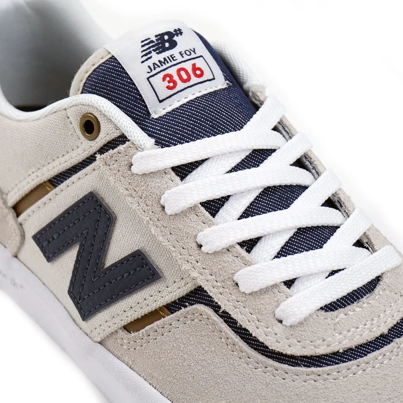 New Balance Numeric NM306 Jamie Foy Shoes - Sea Salt / Navy Ct302 New Balance Women's