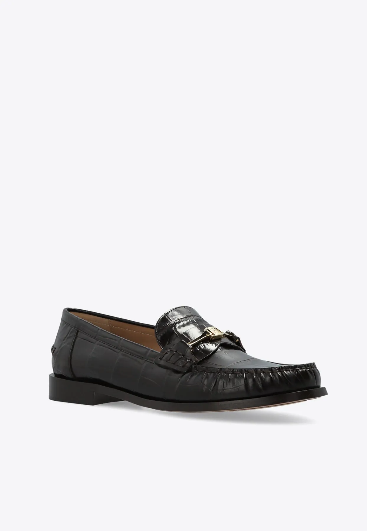 New Vara Chain Leather Loafers Loro Piana Summer Walk Loafers