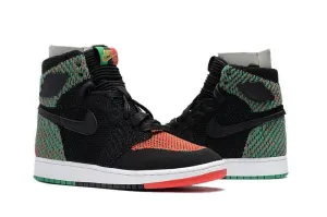 Volleyball Shoes Asic Nike Air Jordan 1 High Retro Flyknit BHM Shoes Basketball Men Size US 7 - 13