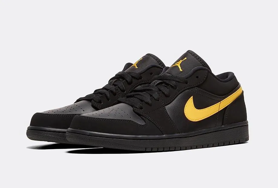 Nike Air Jordan 1 Low SB 'Black Gold' Sneaker Shoes Sale Men Size 8-13 Best Asics Gym Shoes