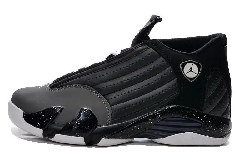 Nike Air Jordan 14 Retro Black Grey Sneaker Shoes Sale Men Size 7-13 Asics Best Running Shoes 2017