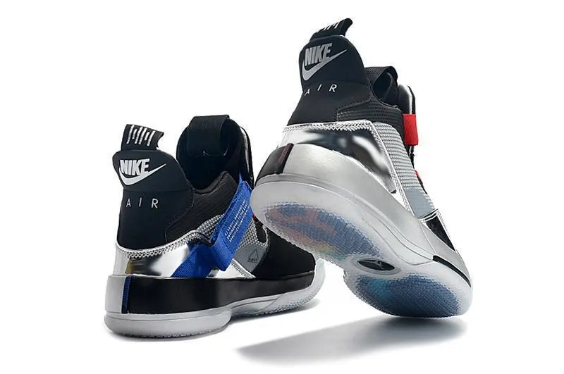 Cross Country Asics Shoes Nike Air Jordan 33 Grey Silver Black Men Shoes Sale Size US 7,8,8.5,9.5,10,11,12